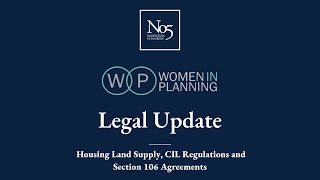 Women in Planning Webinar - Legal Update February 2022