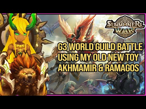World Guild Battle G3 With My old toy Akhamamir and Ramagos~