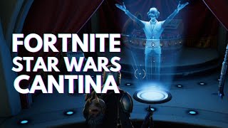 FORTNITE Star Wars Kit's Cantina POI Tour (Easter Eggs & Chest Spawns)
