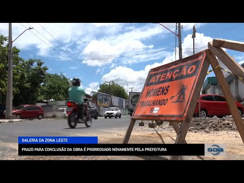 Prazo para conclusão de obra da galeria da zona leste é prorrogado novamente pela PMT 09 11 2022
