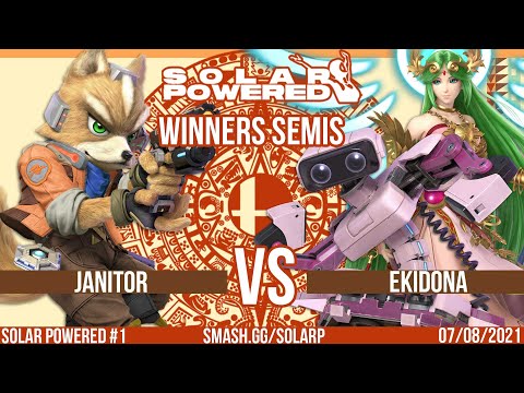 Solar Powered #1 - SSBU - Janitor (Fox) vs. Ekidona (Palutena, ROB) - Winners Semi-Finals