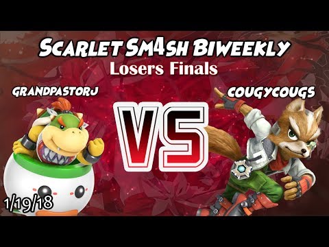 Scarlet Sm4sh Biweekly (1/19/18) - GPJ (BJr., Luigi, Mr. G&W) vs. CougyCougs (Fox) - Losers Finals