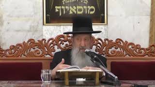 הרב בן ציון מוצפי • פרשת קדושים ניסן תשע"ט