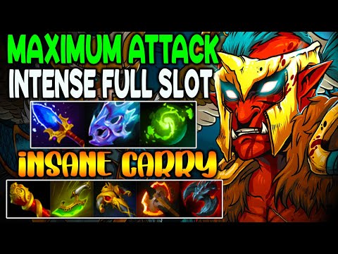 TROLL WARLORD - MAXIMUM ATTACK SPEED - INTENSE FULL SLOT CARRY - FULL TEAM FIGHT - DOTA 2 GAMEPLAY
