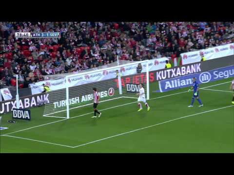 Goal of Gameiro (3-1) Athletic Club - Sevilla FC - HD