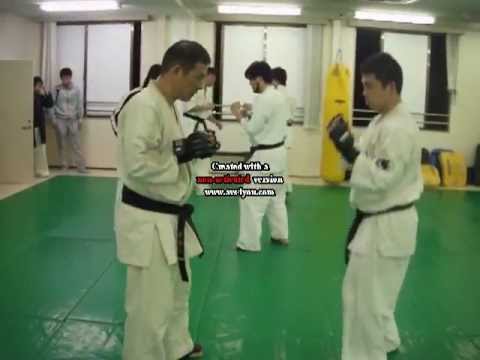 元正道会館　長居支部　ローキック稽古