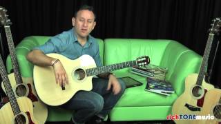 Video thumbnail for Taylor 214ce Nylon - Taylor Electro Acoustic Guitar by Rich Tone Music