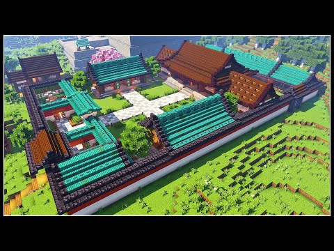 EPIC Japanese Courtyard Build | Minecraft Madness