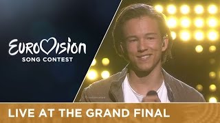 LIVE - Frans - If I Were Sorry (Sweden) at the Grand Final 2016 Eurovision Song Contest