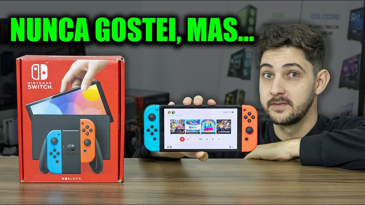 COMPREI MEU PRIMEIRO NINTENDO SWITCH EM PLENO 2024, OPINIÃO SINCERA