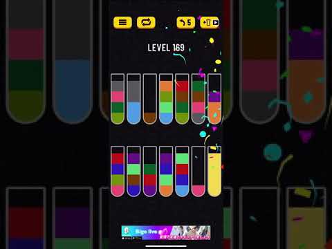 Water Sort Puzzle level 169