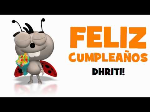 FELIZ CUMPLEAÑOS DHRITI!