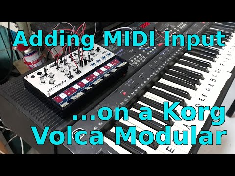 Korg Volca Modular Mini-Synth MIDI Input Mod