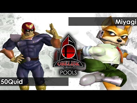 Melee: 50Quid (Captain Falcon) V Miyagi (Fox) - Obelisk 83 Tournament SSBM