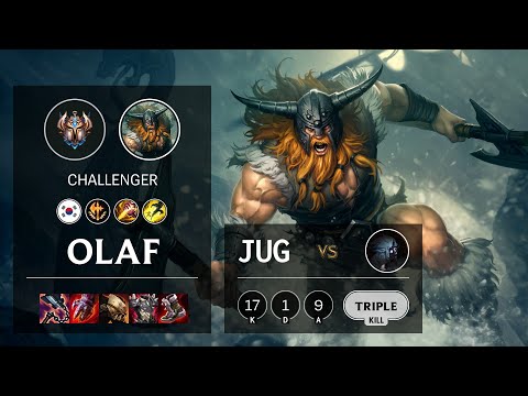 Olaf Jungle vs Kindred - KR Challenger Patch 10.25b