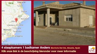 preview picture of video '4 slaapkamers 1 badkamer Anders te Koop in Monforte Del Cid, Alicante, Spain'