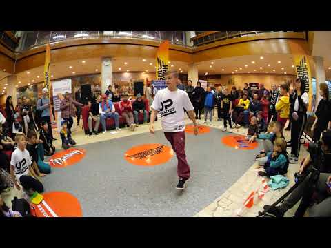 четвертьфинал бибой Kagor vs bgirl Sunny - 1x1 breakdance - Победа Жизни 2019