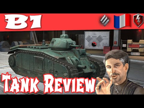 B1 WOT Blitz Tank Review / Guide French Tier 4 Heavy | World of Tanks Blitz