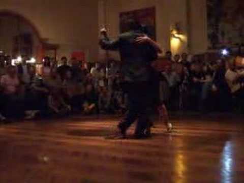  Ezequiel Paludi  and  Geraldine Rojas  are  dancing  to  the  vals  "  Aquel Amor no vuelve mas  "