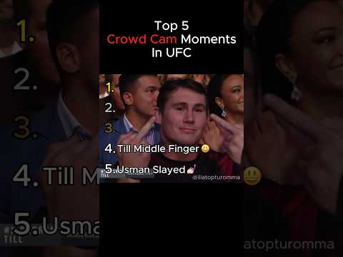 Top 5 Crowd Cam Moments In UFC