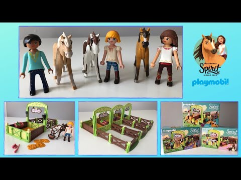 Unboxing Playmobil Spirit Riding Free | Lucky, Pru & Abigail with Spirit, Chica Linda and Boomerang