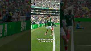 #FIFAWorldCup 1차전 라울 히메네스 선수 스포트라이트 대 남아프리카 공화국