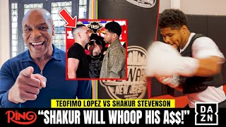 Mike Tyson Drops SHOCKING Prediction For Shakur Stevenson vs Teofimo Lopez Fight!