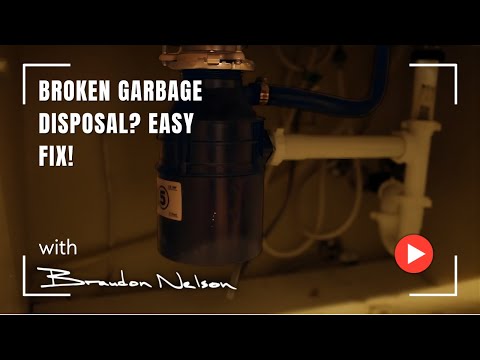BROKEN GARBAGE DISPOSAL? EASY FIX!