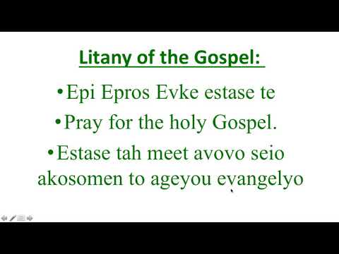 Litany of the Gospel
