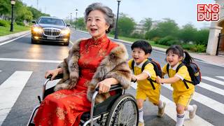 Two Kids Unexpectedly Helped An Elder Cross Street, Little Did They Know She Was Their CEO Grandmom!