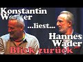 K. WECKER liest H. WADER: "Blick zurück" (live 2010 - "Kein Ende in Sicht"-Tour - NICHT AUF CD)