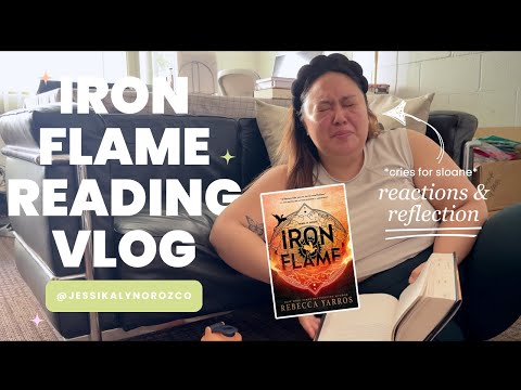 IRON FLAME READING VLOG! 📖 reading days in my life, reactions, and reflections