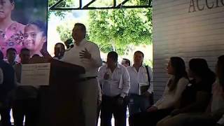 GOBERNADOR MARCO MENA EN PROSPERA SEDESOL