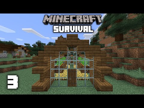 Minecraft: Greenhouse & Village Rescue! - 1.15 Survival Let's play | Ep 3