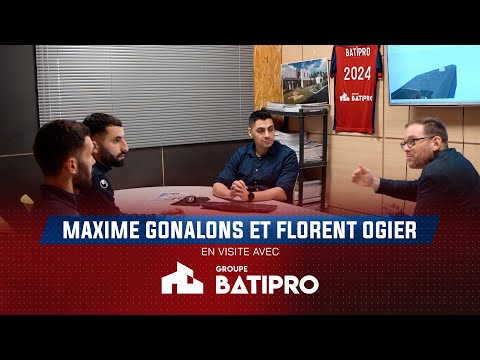 🤝 Maxime Gonalons et Florent Ogier en visite avec le groupe Batipro 🏗️🏠