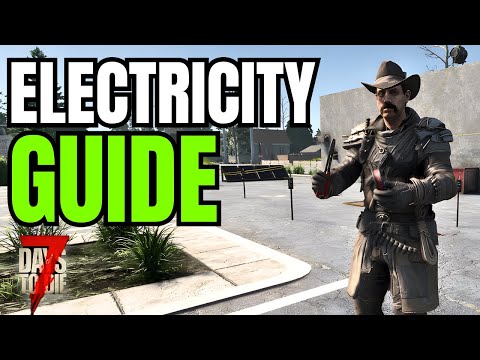 Beginners Electricity Guide 7 Days to Die 2.0 - Mastering Power, Traps & Wiring Tutorial 