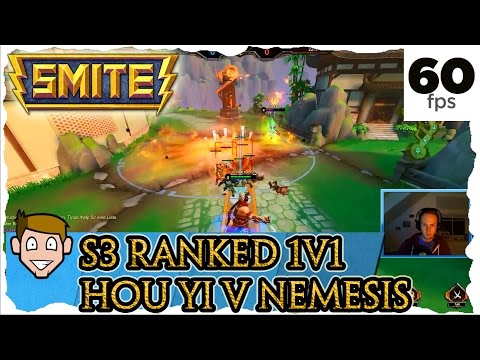 HOU YI v NEMESIS SMITE S3 1v1 Ranked Duel Gameplay | German / Deutsch 2016 | #172