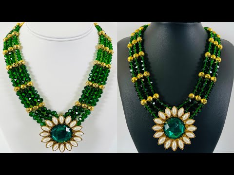 How To Make Bridal Kundan Jewellery // Designer Necklace Making