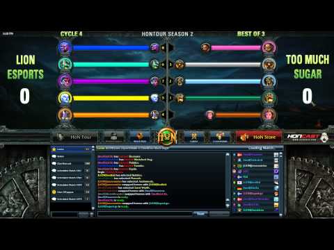 HoN Tour S2 Cycle 4 Ro8 - LION vs tmsR game 1 part 1