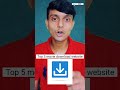 Top 5 Movies Downloading Websites Webseries Download Shorts Movies Webseries Download