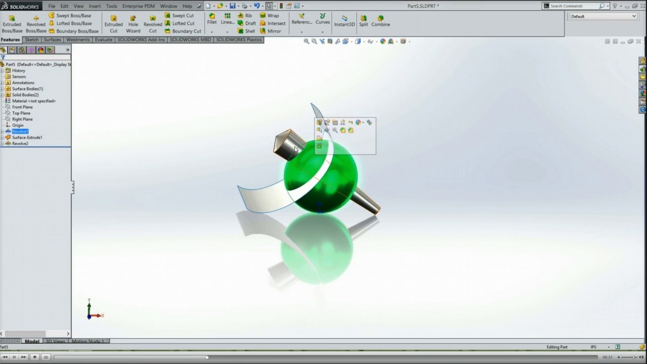 Video Tech Tip: How to Use the SOLIDWORKS Intersect Tool