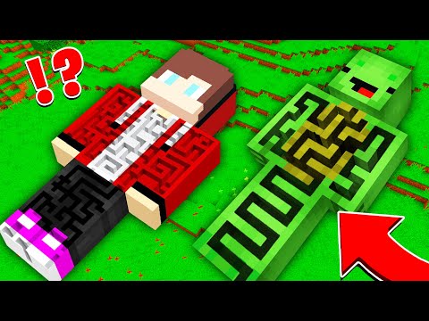 Pepper - Minecraft - What Inside This Mikey and JJ Maze ? JJ Saved Mikey in Minecraft Challenge - Maizen
