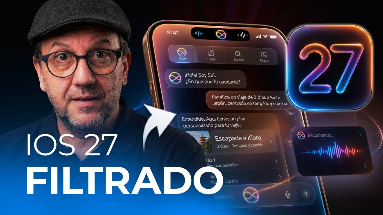 iOS 27 NO va a ser aburrido: filtraciones que lo cambian TODO