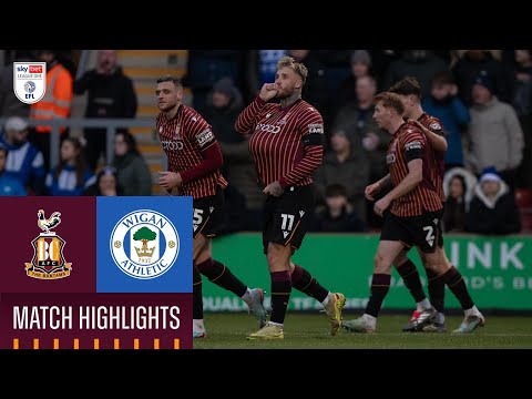 MATCH HIGHLIGHTS: Bradford City v Wigan Athletic