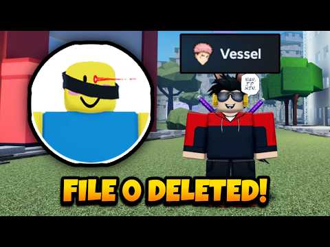 How To Get "FILE 0 DELETED" BADGE and VESSEL CHARACTER in Jujutsu Shenanigans! [ROBLOX]