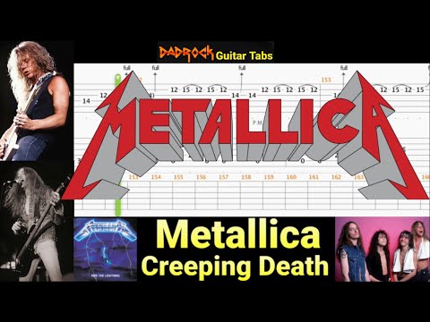 Creeping Death - Metallica - Guitar + Bass TABS Lesson