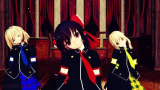 【東方MMD】霊夢と魔理沙アリスでライアーダンス
