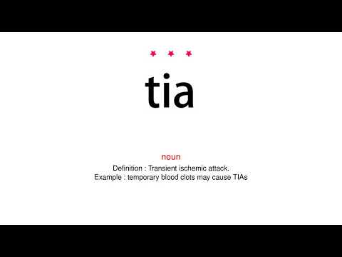 How to pronounce tia - Vocab Today