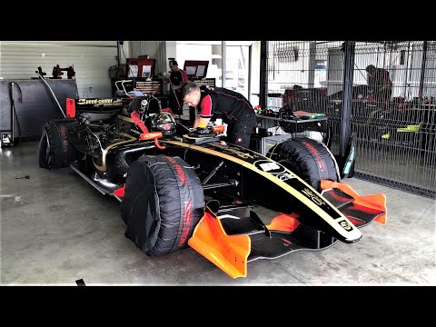 Dallara GP2/08 Mecachrome 4.0L V8 start ups, pure sound & fly bys