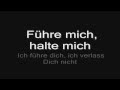 Rammstein - Führe mich (lyrics) HD 